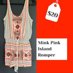 Mink Pink Island Vacay Romper